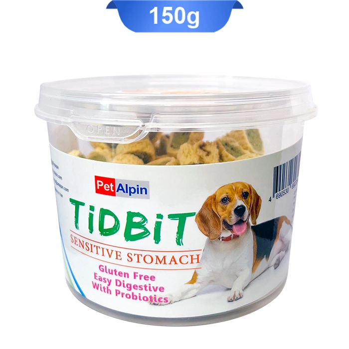 sensetive تشویقی سطلی سگ با گوارش حساس تیدبیت (Sensitive Stomach) وزن 150 گرم کد 104079 - Image 1