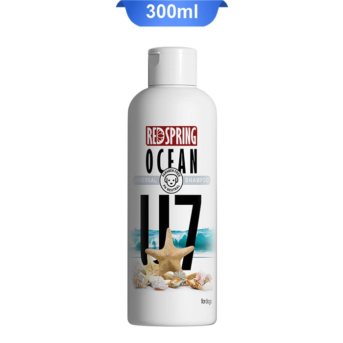 shampoo_ocean شامپو سگ با عصاره اوشن (اقیانوس) مدل U7 رد اسپرینگ (RedSpring) وزن 300 میلی لیتر - Image 1