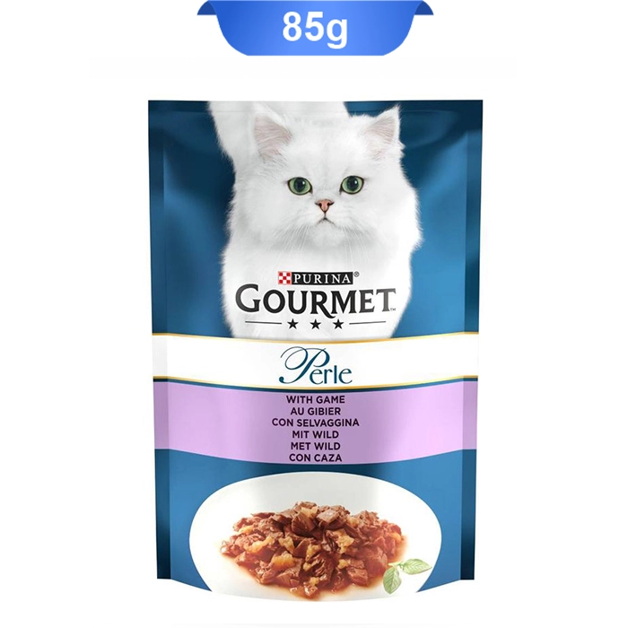 shekar پوچ گورمت گربه بالغ طعم بره پورینا (Gourmet) وزن 85 گرم - Image 1