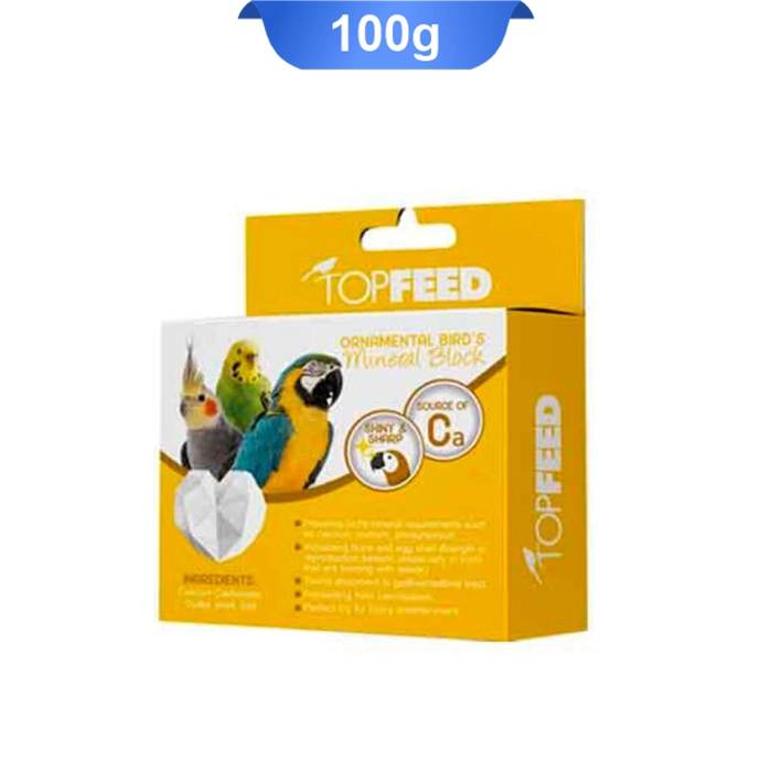 بلوک_ساده بلوک معدنی پرندگان تاپ فید وزن 100 گرم - Image 1