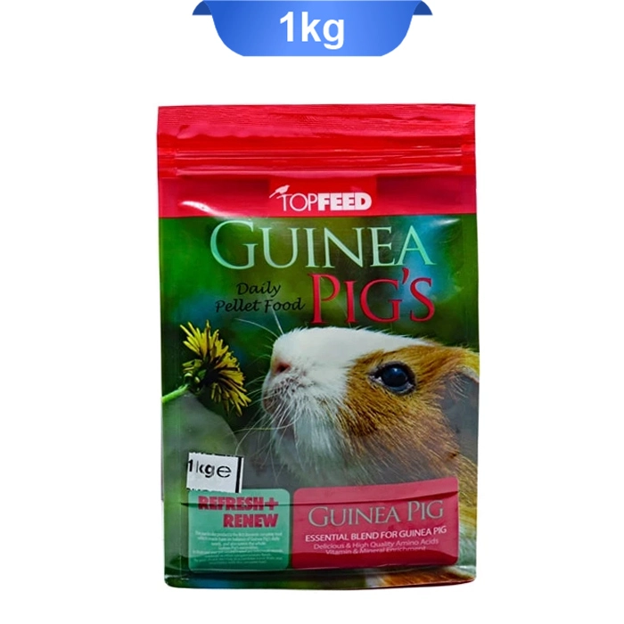 خوراک_همستر غذای خشک خوکچه هندی تاپ فید مدل Daily Pellet وزن 1 کیلوگرم - Image 1