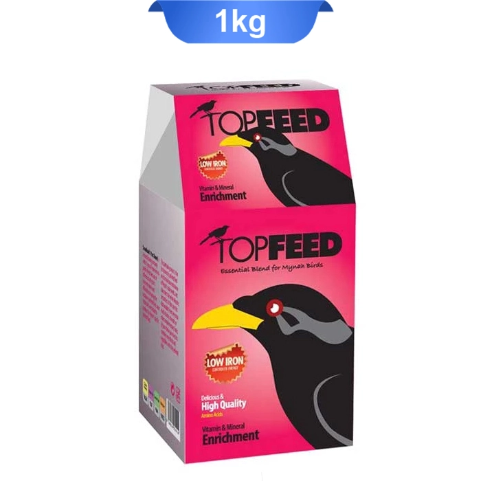 مرغ_مینا غذای خشک مرغ مینا تاپ فید با حشره مدل Meal Worm وزن 1 کیلوگرم - Image 1