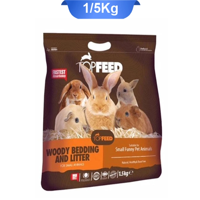 پوشال_لیتر پوشال بستر جوندگان تاپ فید وزن1.5 کیلوگرم - Image 1