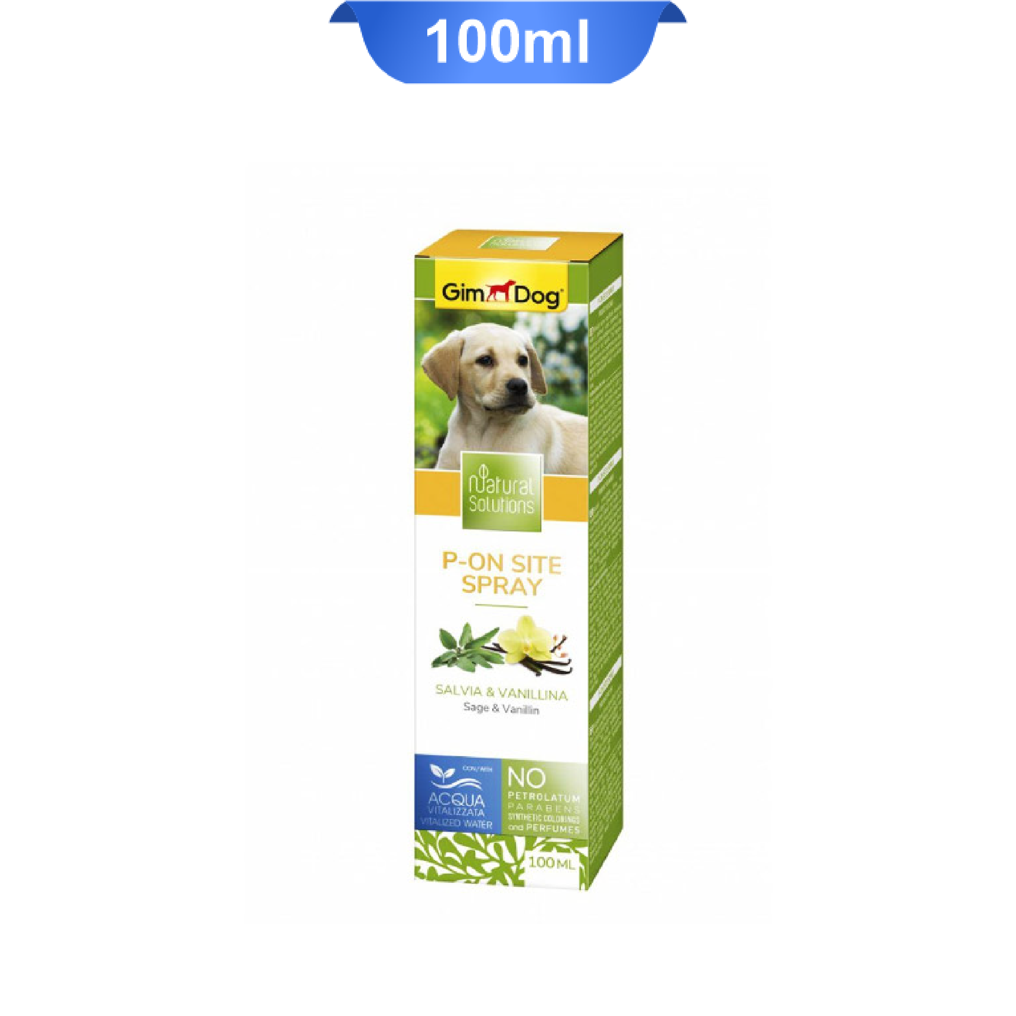 gimdog-p-on-site-spray-100ml اسپری آموزش ادرار سگ جیم داگ وزن 100 میلی گرم