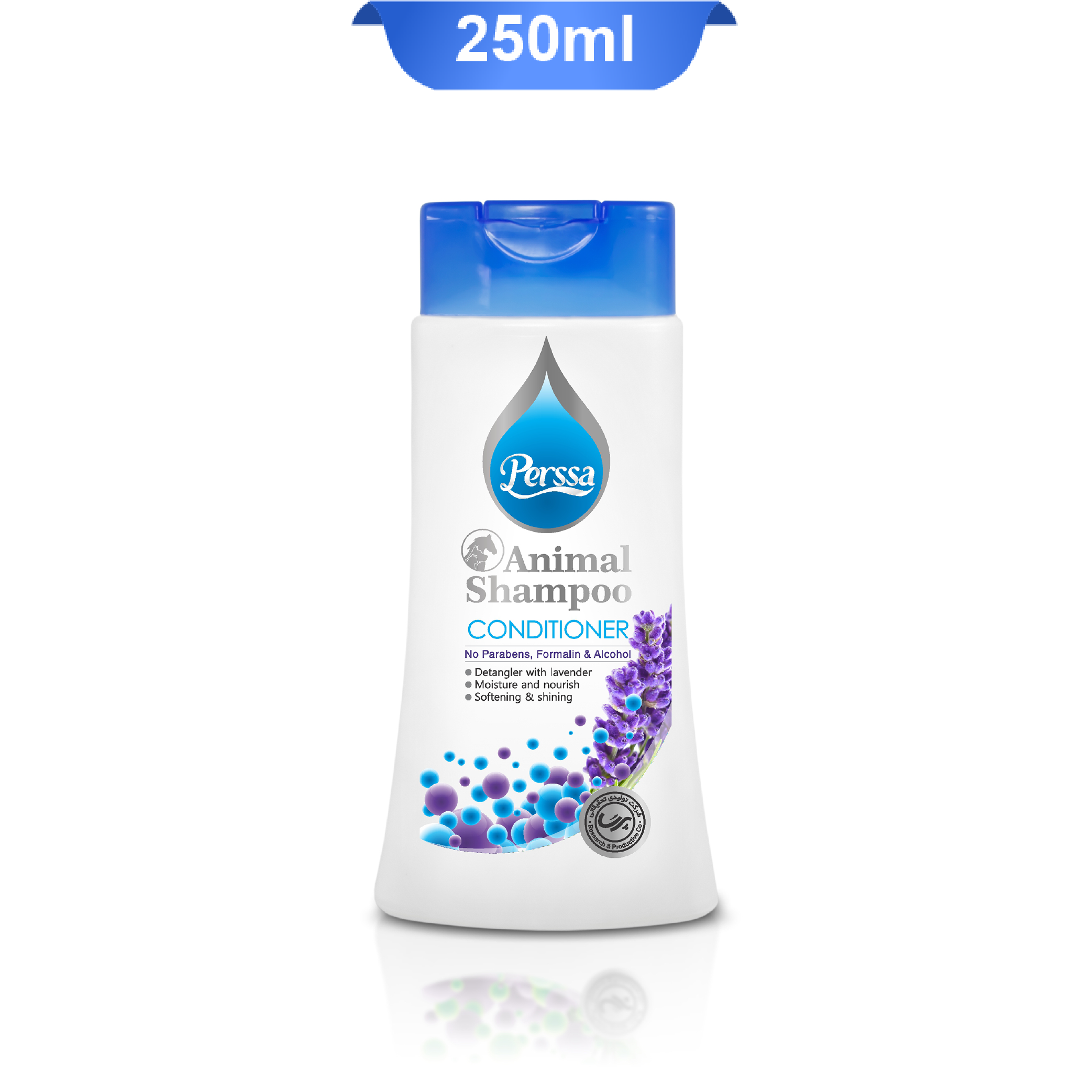 perssa-animal-shampoo-conditioner-250ml شامپو حالت دهنده سگ و گربه پرسا حجم 250 میلی لیتر