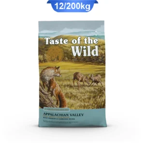 غذای خشک سگ بالغ نژاد کوچک تیست آف د وایلد طعم گوشت گوزن و لوبیا گاربانزو | Taste Of The Wild Applacian Valley