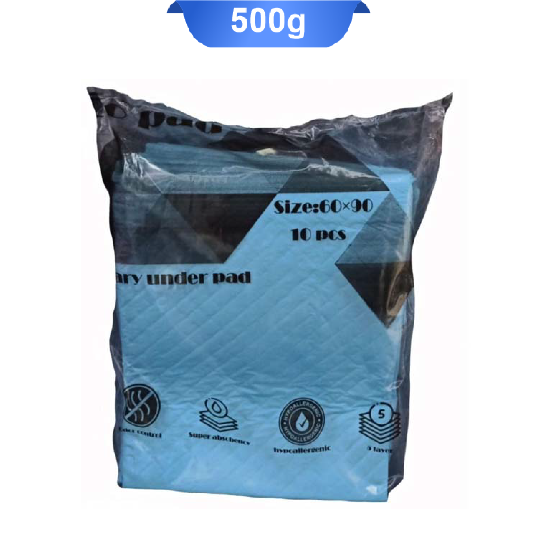 ecopad-60-60 زیر انداز و پد اکونومی حیوانات سایز 90*60 تعداد 10 عدد