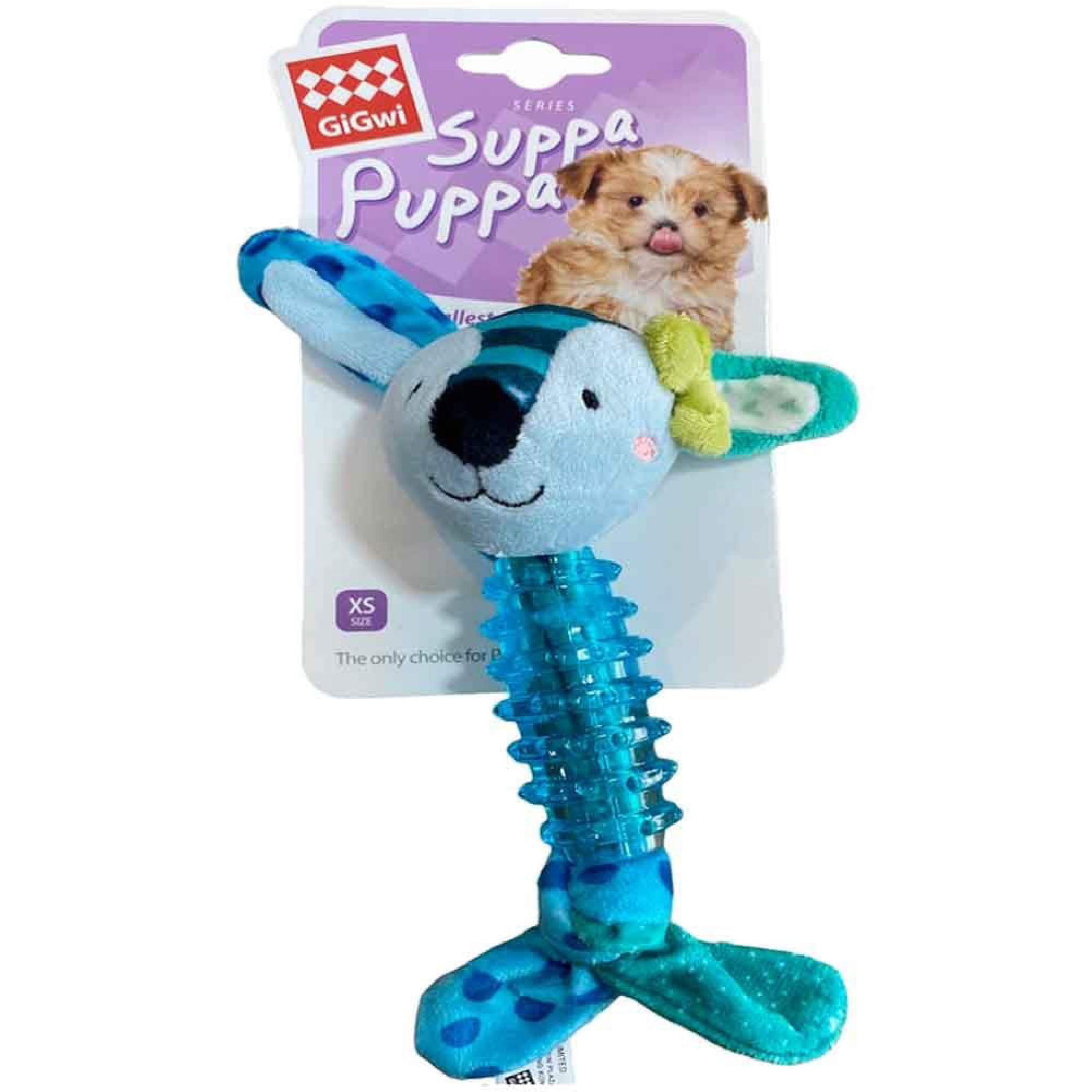gigwi-toys-03 عروسک بازی سگ مدل گره دار صورتی گیگوی فورپت gigwi - Image 1