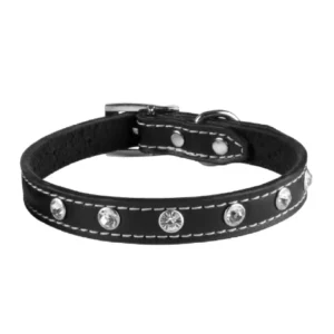 قلاده گردنی سگ نیناپت مدل نگین دار سایز 3