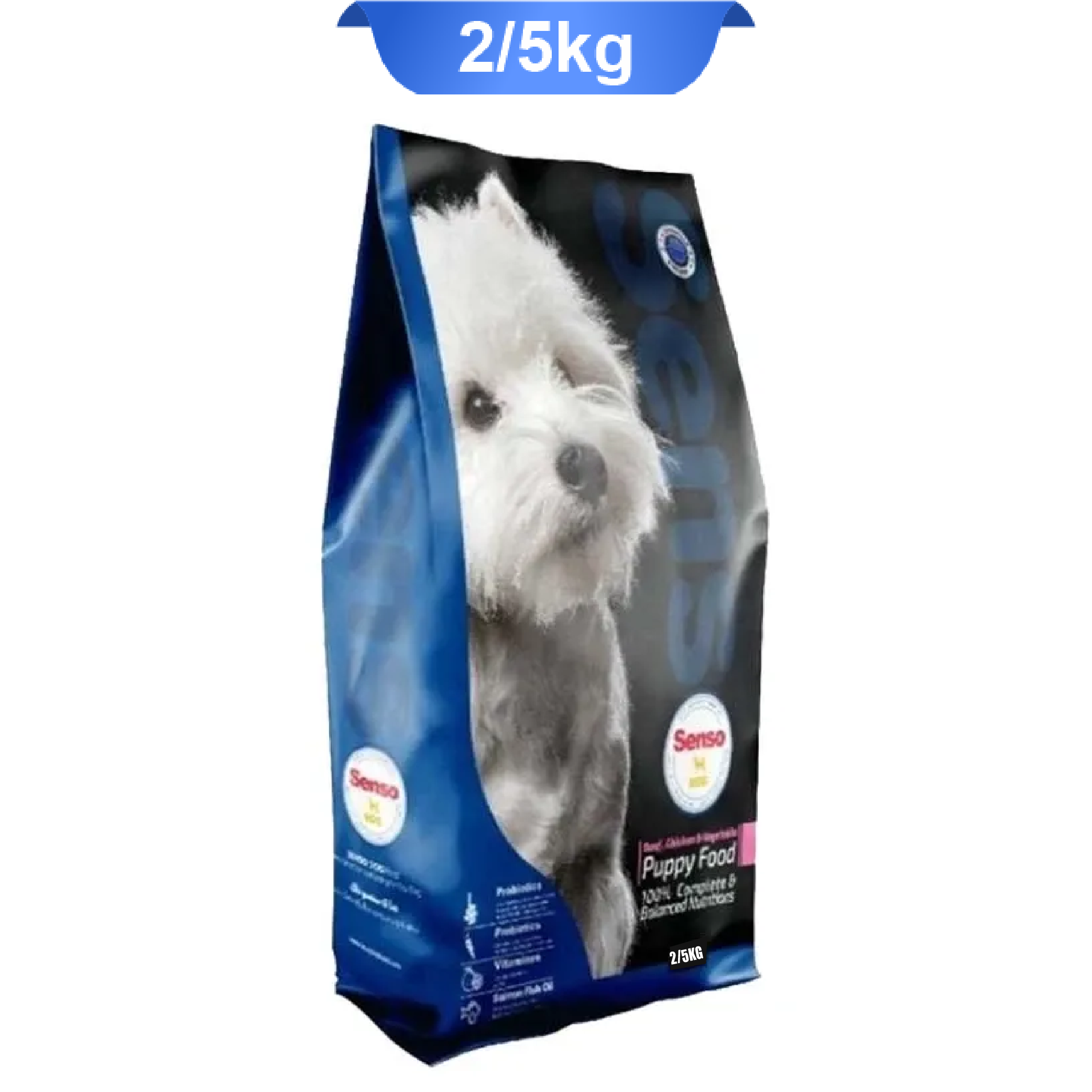 senso-puppy-dry-food-chicken-2-5kg غذا خشک سگ پاپی سنسو وزن 2.5 کیلوگرم
