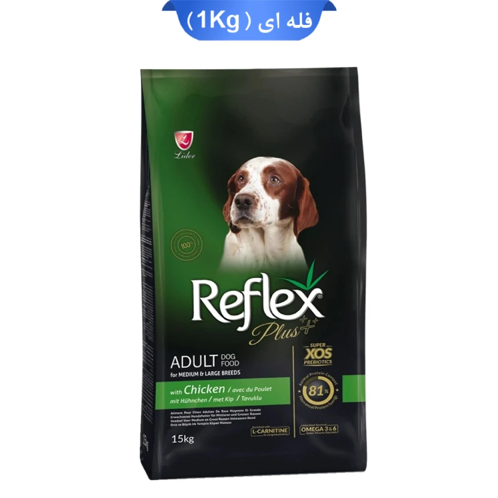 Reflex Plus dog food غذای خشک سگ رفلکس پلاس طعم مرغ