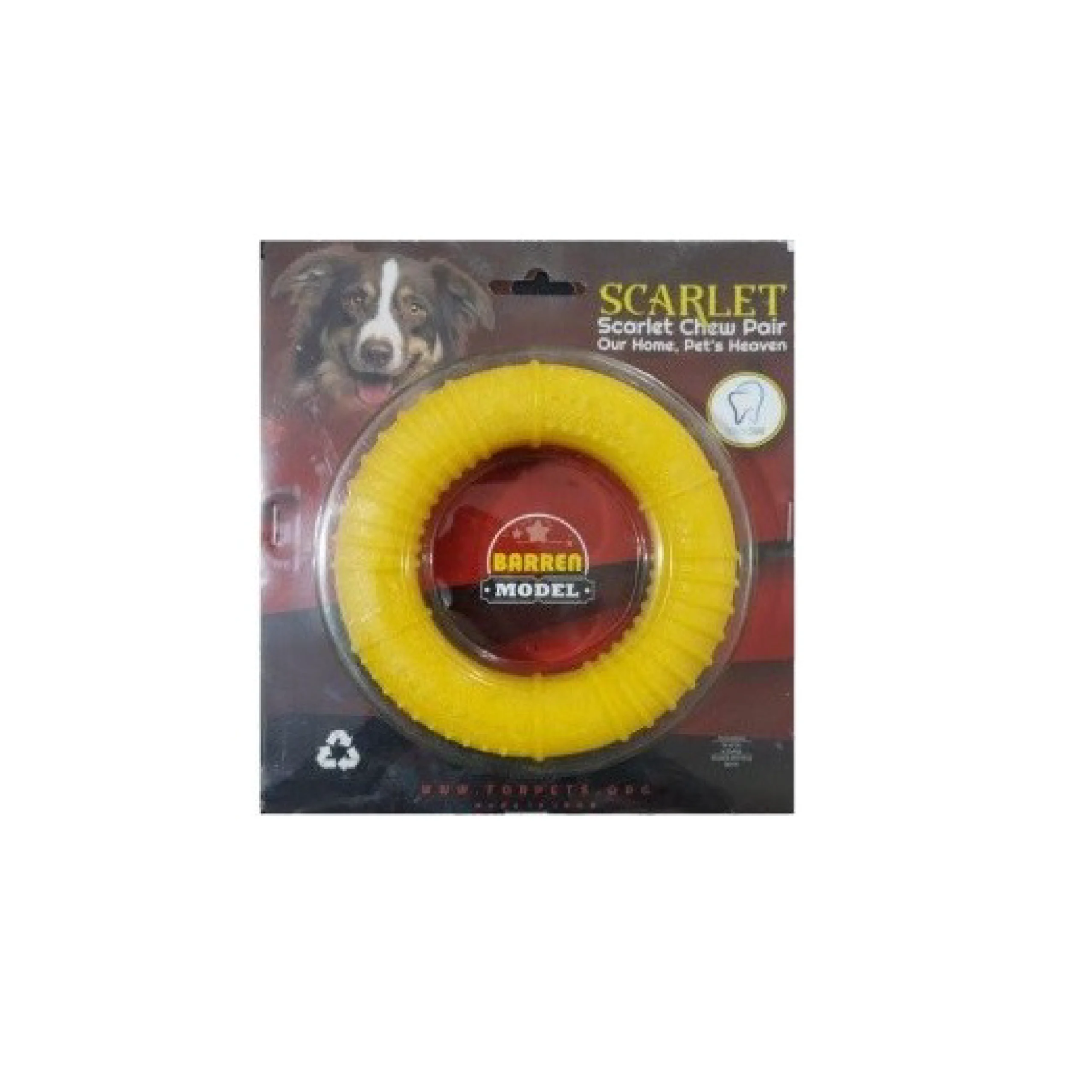 barbed-tooth-toy-baren اسباب بازی دندانی سگ اسکارلت مدل بارن - Image 1