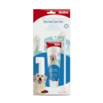 ست مسواک و خمیر دندان سگ بایولاین وزن 100 گرم - Image 2