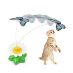 اسباب بازی گربه مدل گل و پروانه Butterfly Toy For Cat - Image 2