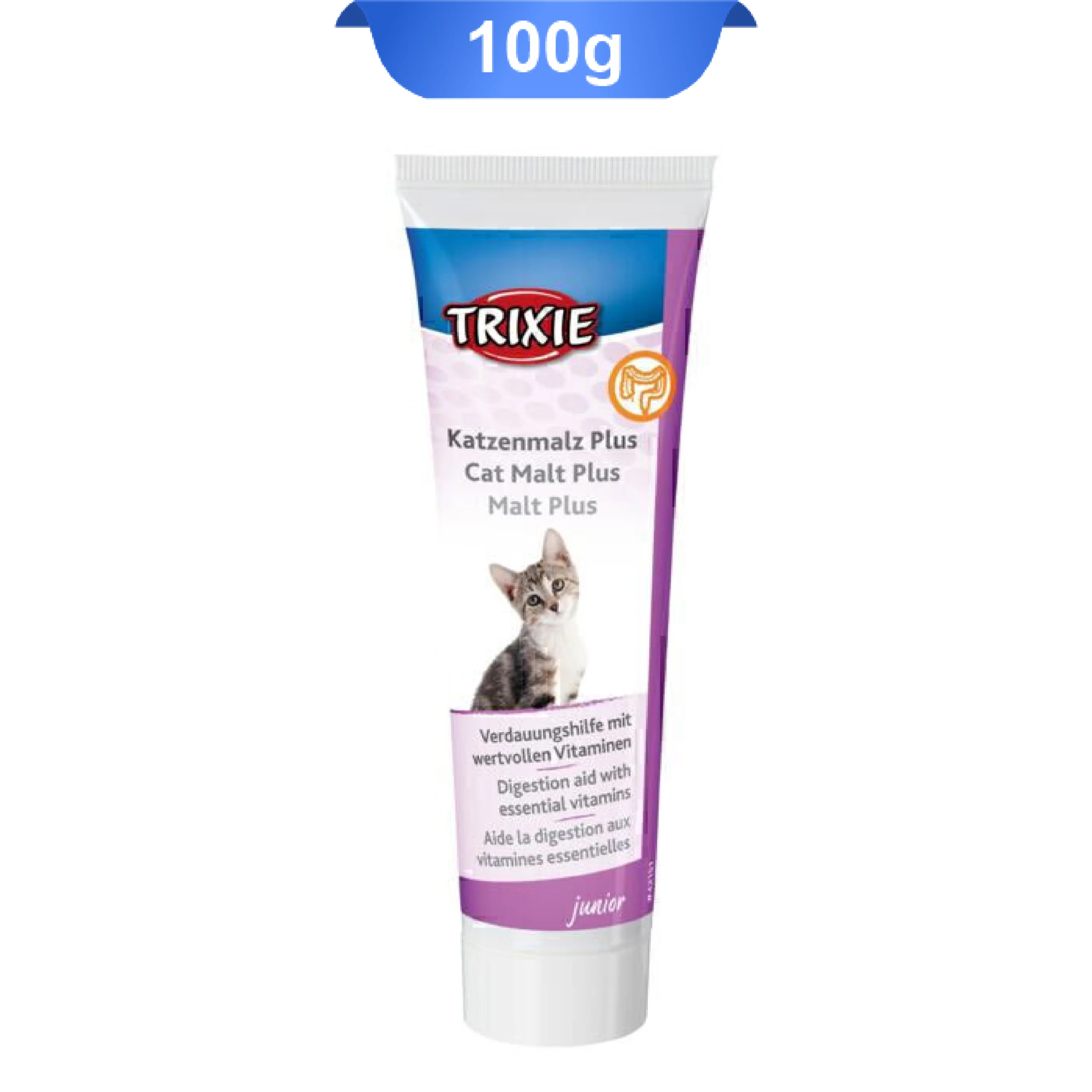 trixie-cat-malt-plus-100g خمیر مالت پلاس بچه گربه تریکسی برای گوارش حساس وزن 100 گرم