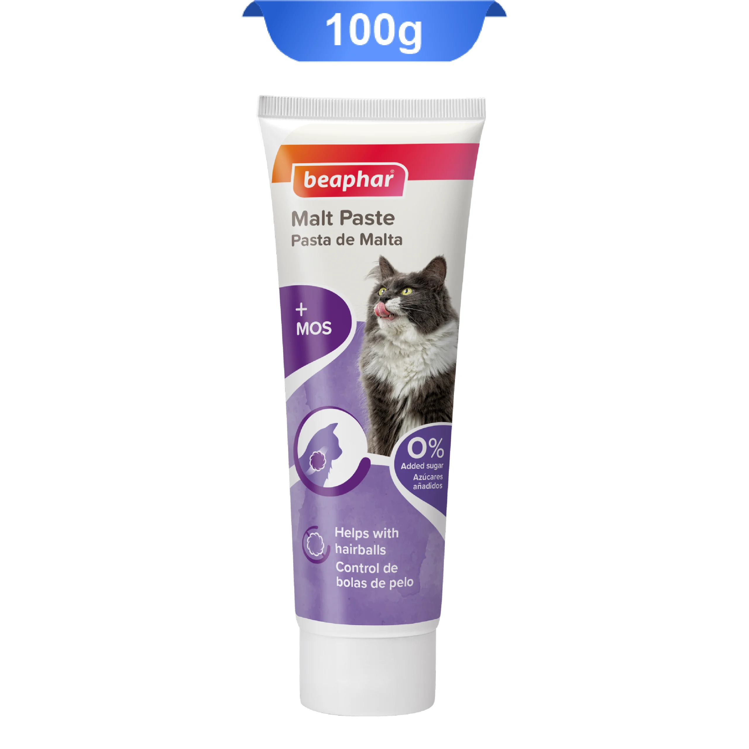 beaphar-malt-paste-pasta-de-malta-100g خمیر آنتی هیربال بیفار برای دفع گلوله مویی وزن 100 کرم Bea phar Malt Paste Anti Hairball - Image 1