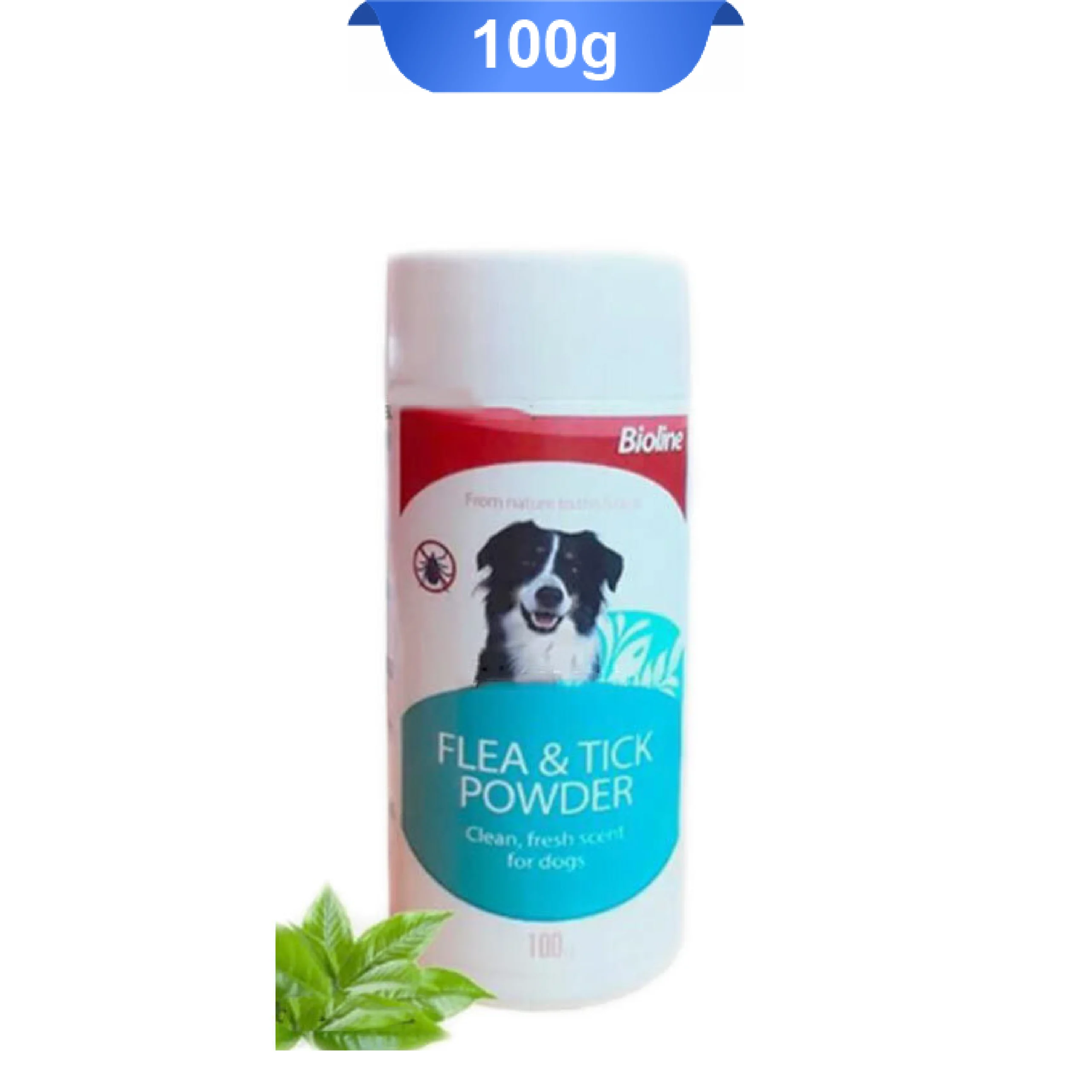 bioline-flea-tick-powder-100g پودر ضد کک و کنه سگ بایولاین وزن 100 گرم Bioline Flea And Tick Powder - Image 1