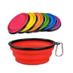 ظرف غذا سیلیکونی تاشو گربه و سگ برند رزپت حجم 500 میلی لیتر Rozpet - Image 2