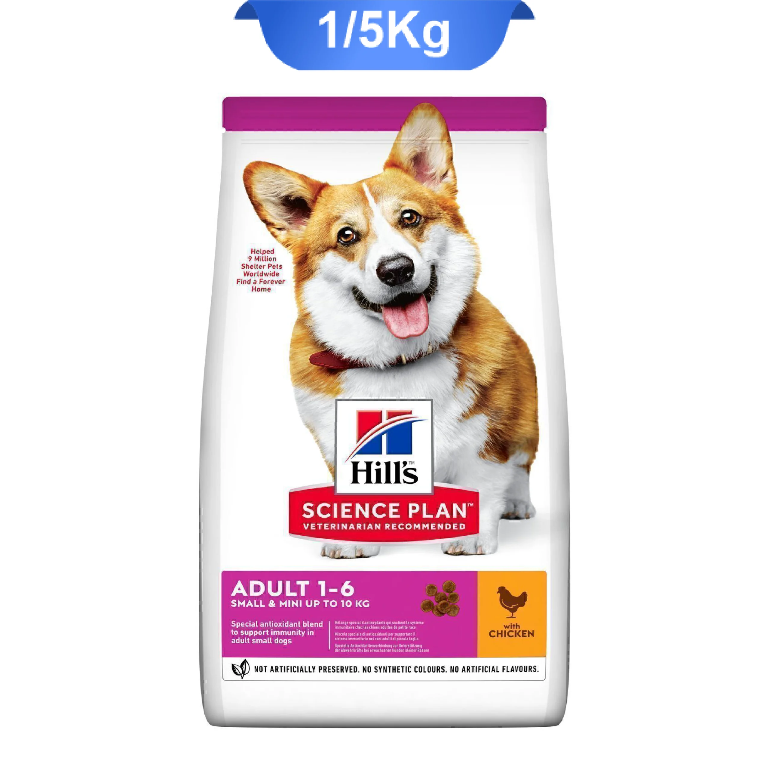 hills-adult-small-&-mini-1.5kg غذا سگ مینی ادالت هیلز طعم مرغ وزن 1.5گرم Hill's Adult Small and Mini - Image 1