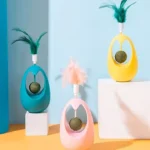 اسباب بازی تعادلی گربه به همراه کت نیپ و پَر Mint Ball Tumbler Cat Toy