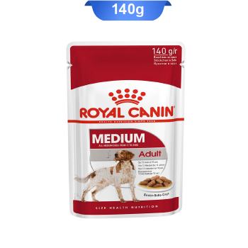 royal-canin-medium-adult پوچ رویال کنین مدیوم ادالت سگ وزن 140 گرم Royal canin medium adult - Image 1