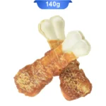 تشویقی دنتال جویدنی تریکسی با دورپیچ مرغ  وزن 140 گرم Trixie Dental Chicken Chewing Bones Dog - Image 2
