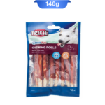 تشویقی جویدنی تریکسی استیکی با رول اردک  Trixie Dental Chewing Sticks with Duck 140g