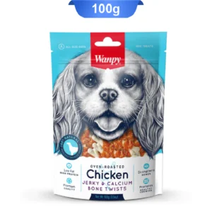 تشویقی ونپی سگ استخوان کلسیمی با دورپیچ مرغ