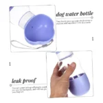 قمقمه آب سگ و گربه پرتابل ابری 360 میلی لیتر کد 106337 Cloud Portable Water Bottle - Image 3