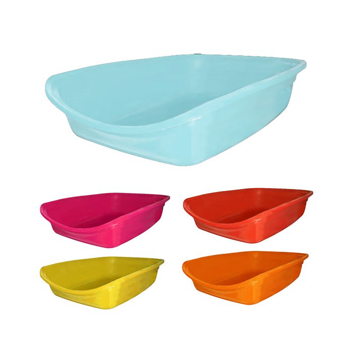 cat-litter-box-mesha ظرف خاک مشا ساده همراه بیلچه ابعاد 34×45×58 سانتیمتر (Mesha) - Image 1