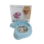 ظرف آرام خور دو قلو آب و غذا حیوانات مدل دلفین - Image 3