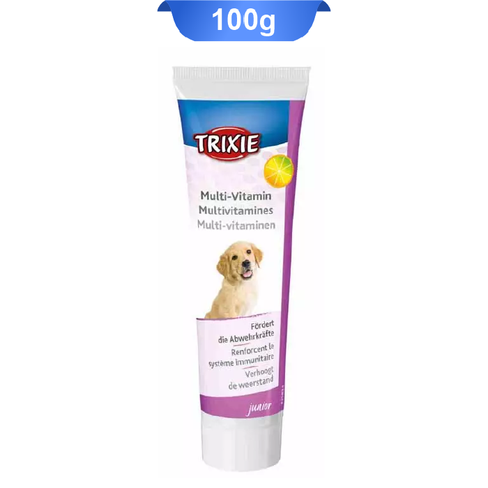 trixie-dog-multi-vitamin-100g خمیر مولتی ویتامین توله سگ تریکسی وزن 100 گرم Trixie Dog Multivitamin - Image 1