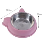 ظرف غذا و آب سگ و گربه طرح گربه - Image 3