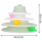 اسباب بازی گربه سه طبقه طرح گربه وارداتی - Image 2