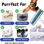 پرزگیر دائمی مغناطیسی مخزن دار کد 106153 Pet Hair Remover Roller - Image 3