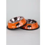 ظرف استیل رنگی سگ و گربه سایز S (قطر 16 سانتی متر) - Image 4