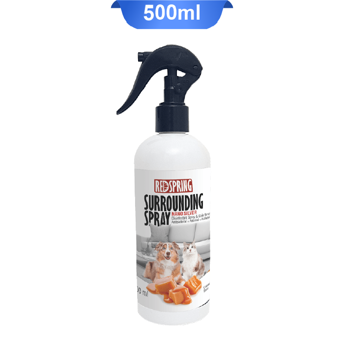 redspring-surrounding-spray-500ml-3 اسپری ضد عفونی کننده محیط عصاره کارامل رد اسپرینگ حجم 500 میلی لیتر (Red Spring) - Image 1