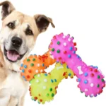 اسباب بازی دندانی سگ طرح دمبل کرونا - Image 4