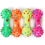 اسباب بازی دندانی سگ طرح دمبل کرونا