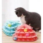 اسباب بازی گربه سه طبقه مدل مثلثی