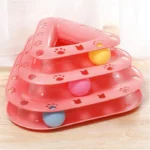 اسباب بازی گربه سه طبقه مدل مثلثی - Image 3