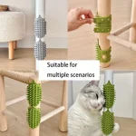 برس ماساژور سیلیکونی سگ و گربه Tickling Mage - Image 6