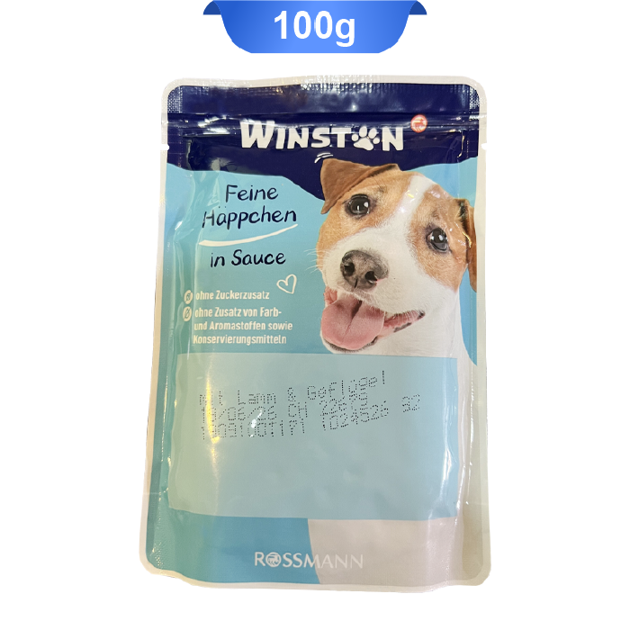 dog-pouch-winston-04 پوچ سگ وینستون طعم گوشت بره و پرندگان