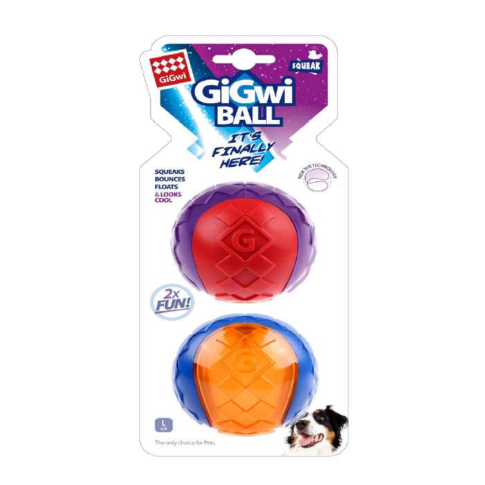 toy-04 عروسک بازی توپ سگ گیگوی فورپت (2 عددی) gigwi - Image 1