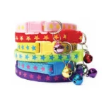 قلاده زنگوله دار گربه و توله سگ نژاد کوچک مدل ستاره