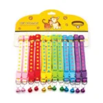 قلاده زنگوله دار گربه و توله سگ نژاد کوچک مدل ستاره - Image 2