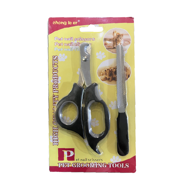 dog-and-cat-nail-clippers-s-04 ناخن گیر سگ و گربه به همراه سوهان مدل قیچی کد 106272 - Image 1