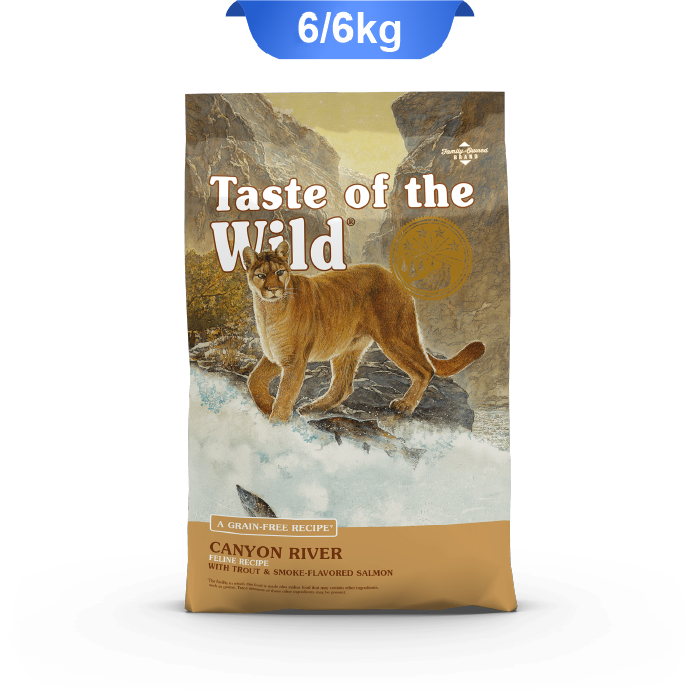 taste-of-the-wild-canyon-river-feline-recipe-6-6kg غذا خشک گربه تیست آف د وایلد طعم ماهی قزل آلا وزن 6.6 کیلوگرم Taste Of The Wild CR - Image 1