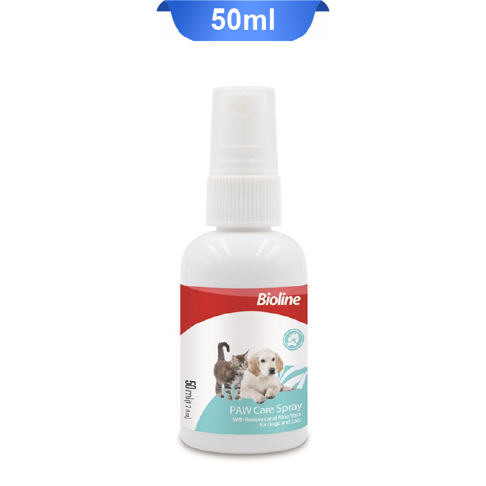 bioline-paw-care-spray-50ml اسپری مراقبت از پنجه سگ و گربه بایولاین 50 میلی لیتر Bioline Paw Care Spray - Image 1