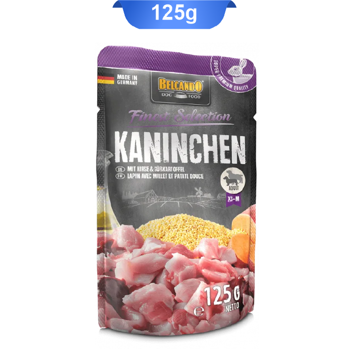 belcando-rabbit-125g پوچ سگ بلکاندو طعم گوشت خرگوش وزن 125 گرم Belcando Rabbit - Image 1